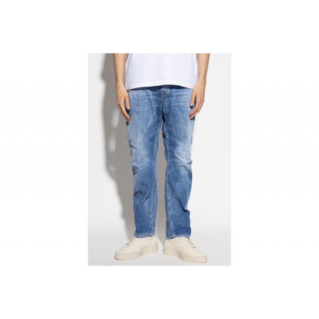 Dsquared2 Light Clean Baby Blue Wash London Bro Ανδρικό Τζιν